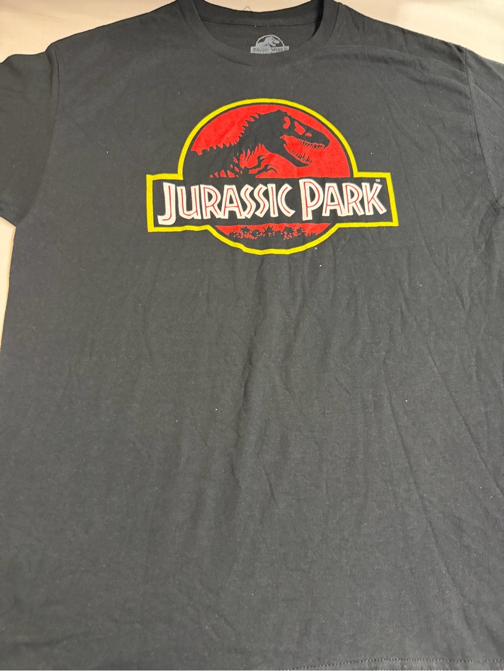 Jurassic Park Kids Black Graphic Tee - Dino Logo